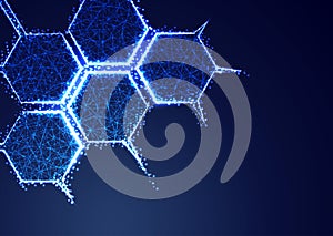 Abstract human cells background design