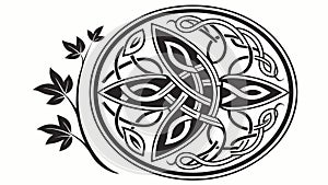 Abstract Human Head with Lines Mind Map Concept, vector design Generative AI