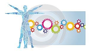 Abstract human proportions