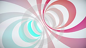 Abstract hypnotic animated loop background.