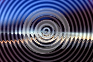 Abstract hypnotic background