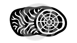 Abstract Hypnotic Circular Pattern Vector Graphic, Black & White, vector design Generative AI
