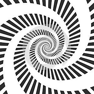 Abstract hypnotic spiral.