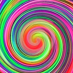 Abstract Hypnotic Swirl