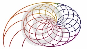 Abstract Hypnotic Swirl Pattern Background, vector design Generative AI