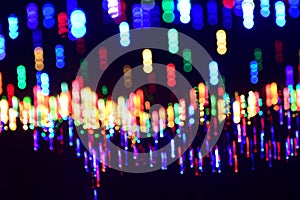 Abstract illuminated lights glow photograph