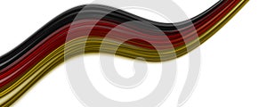 Abstract illustrated german color panorama for sport events