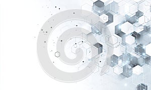 Abstract Hexagonal Technology Background