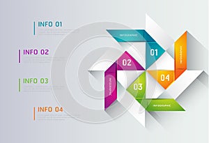 Abstract illustration Infographic