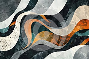 Abstract illustration of organic textures and natural forms, celebrating the beauty of imperfection and irregularity