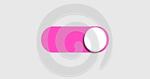 Abstract illustration switch turn on and turn off button with colorful in high resolution.