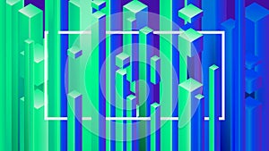 Abstract image background with geometric elements, vector rectangles pattern