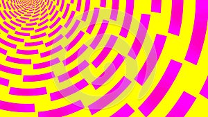 Abstract image of spiral form of monocentric type