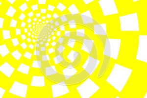 Abstract image of spiral form of monocentric type