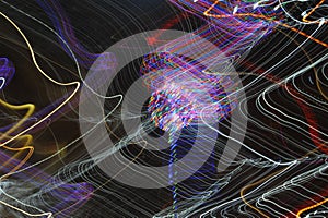 Intentional Camera Movement and Light Painting photo