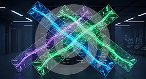 Data Center with Abstract Energy Flow