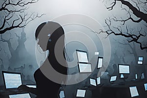 Development hell. Generated by AI.