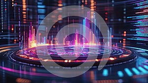 Futuristic Data Visualization Platform