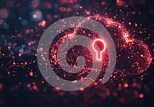 Secure Cloud Computing Data Privacy Network Security Concept AI generated.