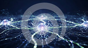 Stunning digital visualization of interconnected neurons