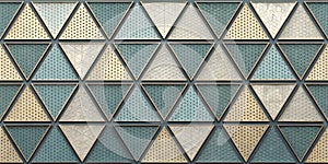 Geometric Triangle Pattern