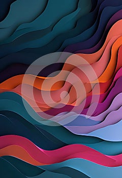 Minimal Vector Wave Lines with Bold Negative Space