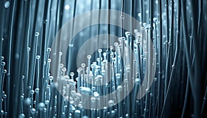 Abstract blue lines pattern modern design and geometric texture Generative AI