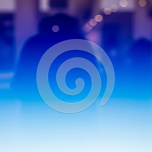 Abstract image featuring a blurred gradient