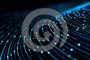 Abstract Digital Network Flow Background