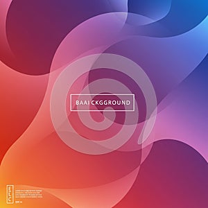 Abstract image featuring flowing, overlapping shapes with gradients of blue, purple,