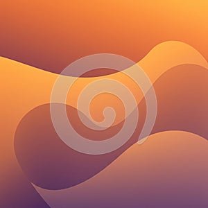 Abstract image featuring fluid, wave-like patterns with a gradient blend of warm