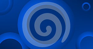 Abstract blue background with circles. Vector Illustration. Eps 10.
