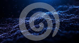 Abstract Digital Network Background