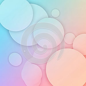 Abstract image featuring overlapping circles in