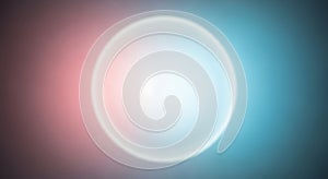 Abstract Glowing Orb on Dual Tone Gradient Background