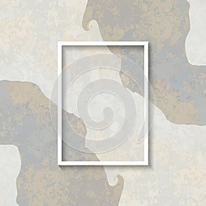 Abstract image featuring a rectangular frame