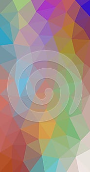 Vertical abstract low polygon modern multicolor background Texture design