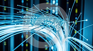 Fiber Optic Network Connection