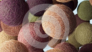 Multicolored Wire Spheres