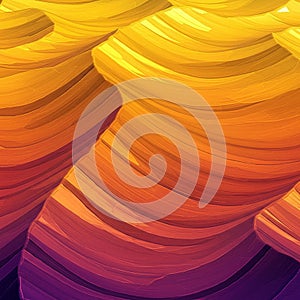 Abstract image with layered patterns resembling undulating waves or geological formations