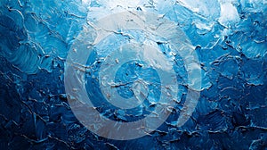 An abstract image of a noisy background in varying shades of blue, creating a sense of depth and texture. Generative AI