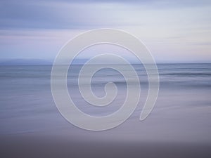 Abstract image of the sea with deliberate camera movement.