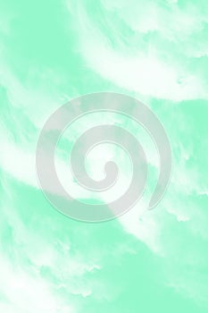 Abstract image of sea with foam waves in aqua menthe color tone for background, digital illustration