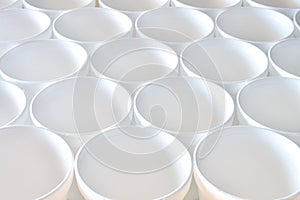 White Styrofoam Coffee Cup Abstract