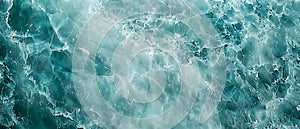 Abstract Blue Ocean Wave Texture Background