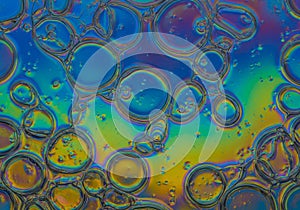 An abstract image showcasing an array of colorful circular