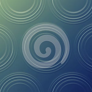 Abstract image showcasing circular patterns on a gradient background. The circles