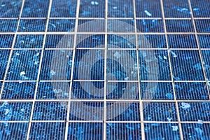 Abstract image of solar panels details