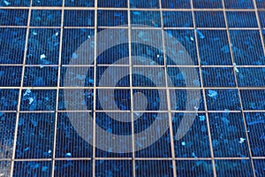 Abstract image of solar panels details