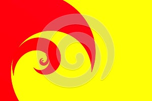Abstract image of spiral form of monocentric type